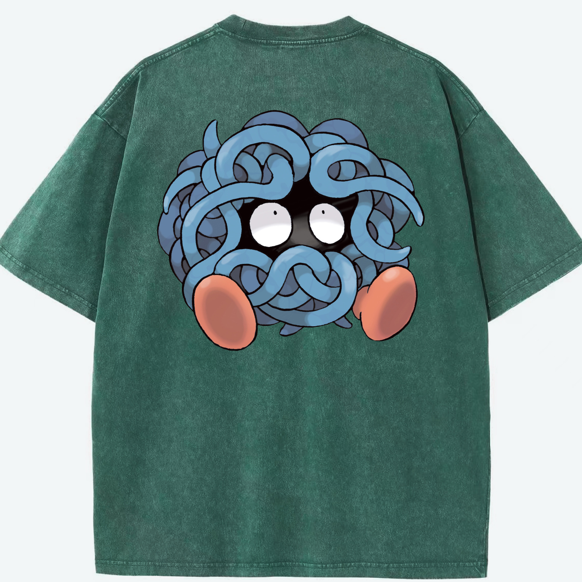 （画像用） ポケットモンスター Pokémon 綿100% ヴィンテージ風 半袖Tシャツ（背面プリント）